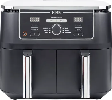 NINJA DVOZONSKA FRITEZAKAPAC.9.5L, 6 FUNK. KUHANJADO 75% BRZE, TEZIN (3 / 5)