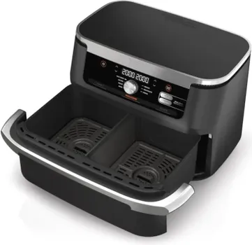 NINJA FRITEZA NA VRUCI ZRAKKAP. 10.4L, 7 FUNKCIJA, DUALZONE TEHOLOGI (11 / 13)