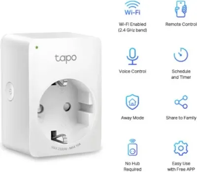 TP-LINK TAPO P100 MINI SMART WI-FI SOCKET (2 / 4)