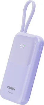 CANYON POWER BANK ONPOWER 101 BUILT-IN CABLE 10000 MAH PD22.5W PURPL (3 / 8)