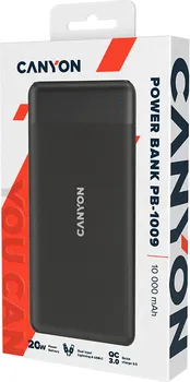 CANYON PB-109, POWER BANK 10000MAH LI-POLY BATTERY, INPUT LIGHTNING (4 / 9)
