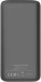 CANYON PB - 301, POWER BANK 30000MAH LI-POLY BATTERY, INPUT MICRO: D (3 / 6)