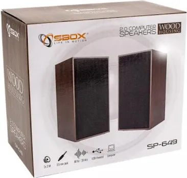 SBOX SP-649 ZVUČNICI [DRVENI] (2 / 2)