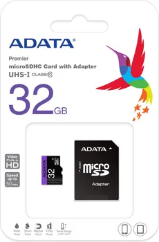 ADATA 32GB / MICRO SD / CLASS 10 UHS-I + ADAPTER (2 / 2)