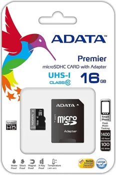 ADATA 16GB / MICRO SD / CLASS 10 UHS-I + ADAPTER (3 / 3)