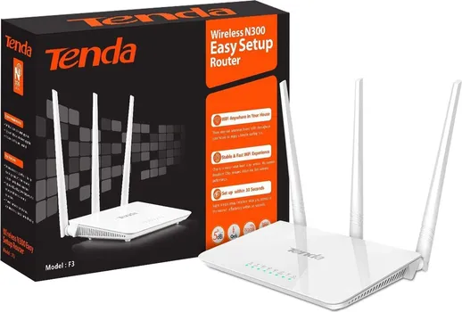 ROUTER TENDA WIRELESS N 300MBPS F3/200M2 (3 / 3)