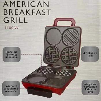 AMBIANO TOSTER GT-ABG-01 AMERICAN BREAKFAST GRILL (2 / 4)