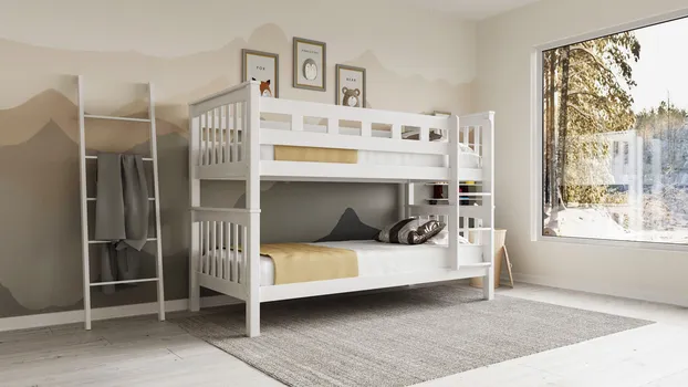 SAGA KREVET NA SPRAT MARIO – BIJELI BEZ FIOKE (1 / 4)