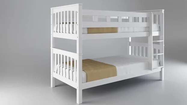 SAGA KREVET NA SPRAT MARIO – BIJELI BEZ FIOKE (3 / 4)