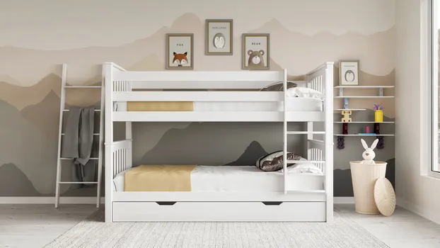 SAGA KREVET NA SPRAT MARIO – BIJELI SA FIOKOM (2 / 4)