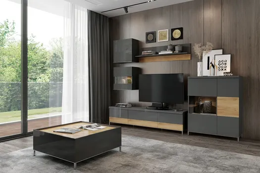 SAGA VISEĆA KOMODA VK55-1KS/ONYX (3 / 3)