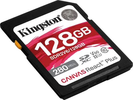 KINGSTON CANVAS REACT PLUS 128GB / SDXC / UHS-II / CLASS 10 / V60 (3 / 5)