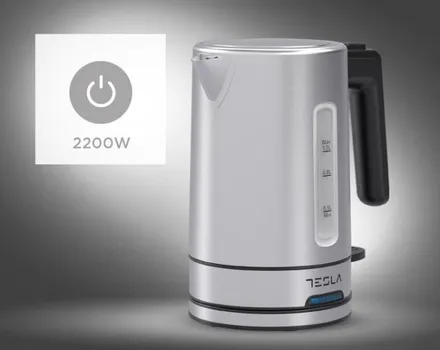 TESLA KT450BX KETLER 2200W,KAPACITET 1.0L, ZASTITA OD PREGORIJEVANJA ,INOX (1 / 1)