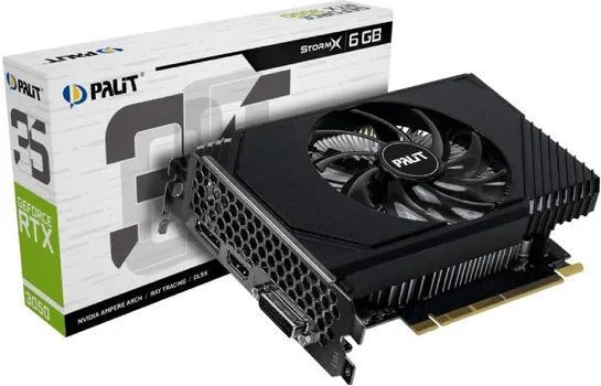 PALIT NVIDIA GEFORCE RTX 3050 6GB 96BIT RTX3050 STORMX (1 / 1)
