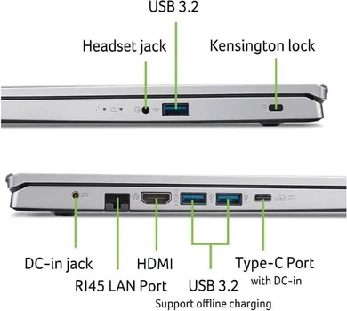 ACER ASPIRE 3 A315-44P-R65Z 15.6 RYZEN 7 5700U/16GB/512GB SSD/RADEON GRAPHICS (1 / 18)