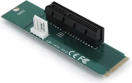 GEMBIRD ADAPTER PCI-EXPRESS TO M.2 ADAPTER ADD-ON CARD, RC-M.2-01 (1 / 3)