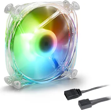 SHARKOON VENTILATOR GAMING, SHARK DISC PWM RGB FAN, 120MM (2 / 2)