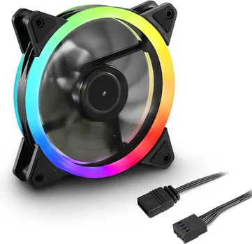 VENTILATOR SHARKOON SHARK BLADES RGB PWM FAN (2 / 2)