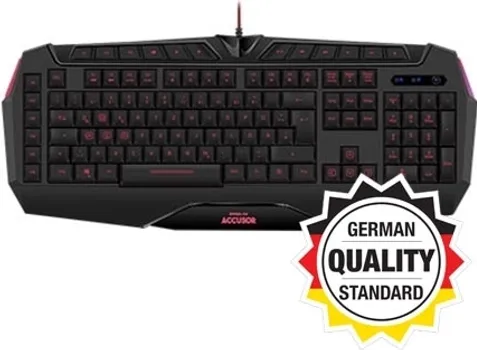 TASTATURA SPEEDLINK ACCUSOR ADVANCED GAMING KEYBOARD BLACK, US LAYOUT, SL-670005-BK-US (1 / 4)