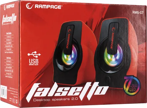 RAMPAGE RMS-G7 FALSETTO 2.0 [USB / 6W / RGB] (15 / 15)