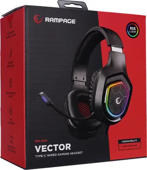 RAMPAGE RM-K90 VECTOR [TYPE-C / WITH MIC] (15 / 15)