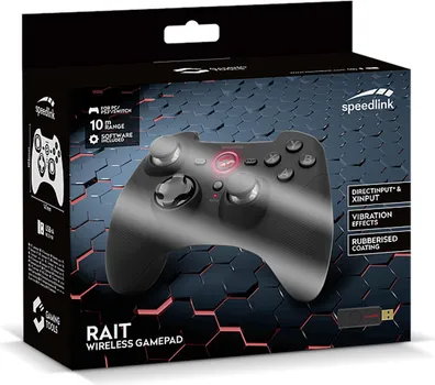 GAME PAD SPEEDLINK RAIT GAMEPAD - WIRELESS - FOR PC/PS3/SWITCH SL-650110-BK (1 / 7)