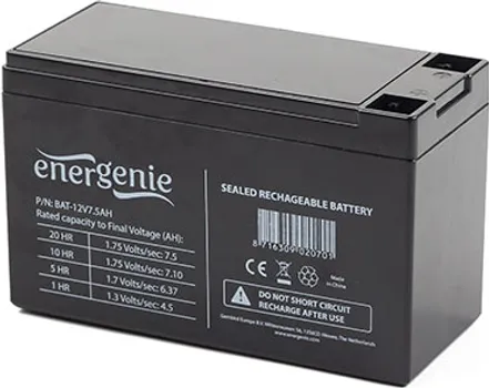 GEMBIRD BATERIJA ZA UPS, 12V 7.5 AH BAT-12V7.5AH (1 / 2)