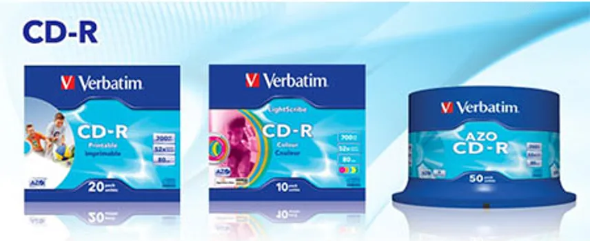 CD-R,VERBATIM, 700 MB,52X,SPINDLE 25 KOM PRINTABLE (2 / 2)