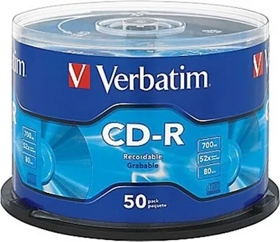 CD-R,VERBATIM, 700 MB,52X,SPINDLE 50 KOM EXTRA PRO.WRAP (1 / 1)