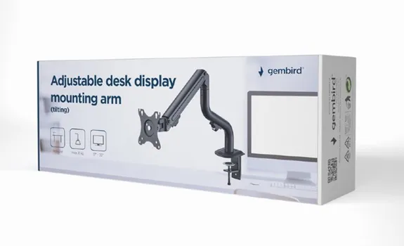 GEMBIRD NOSAČ ZA MONITOR MA-DA1-02, MONTAŽA NA STOL, (TILTING), 17 -32 , UP TO 8 KG (3 / 3)