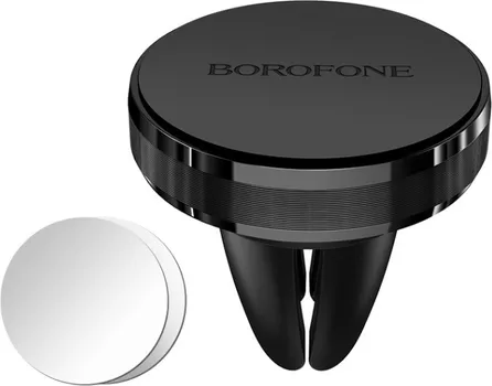 BOROFONE UNIVERZALNI MAGNETNI AUTO DRŽAČ NOSAČ ZA MOBITEL BH8 AIR OUTLET MAGNETIC IN-CAR BLACK (1 / 1)