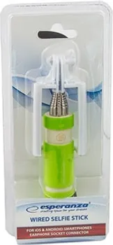 ESPERANZA UNIVERZALNI MINI DŽEPNI SELFIE ŠTAP MONOPOD, GREEN, EMM118G (2 / 2)