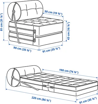 IKEA VÅRKUMLA FOTELJA NA RAZVLAČENJE (12 / 12)