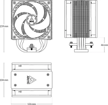 ARCTIC FREEZER 36, CPU COOLER1700, AM4, AM5 (7 / 7)