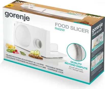 GORENJE REZALICA R402W 100 W BIJELA-PLASTIKA (8 / 8)