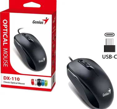 GENIUS DX-110 USB-C OPTICAL CRNI MIŠ (9 / 12)