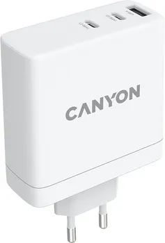 CANYON H-140-01, WALL CHARGER WITH 1USB-A, 2 USB-C. INPUT:100-240V 50/60HZ, 2.0A MAX. USB-A OUTPUT: 5V /9V /12V/20V /28V MAX OUTPUT CURRENT:5.0A MAX (3 / 4)