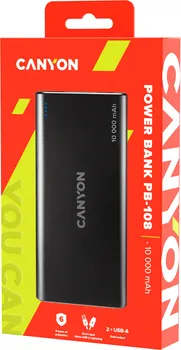 CANYON PB-108 [10000MAH / LI-POLY / INPUT 5V/2A / OUTPUT 5V/2.1A / BLACK] (3 / 4)
