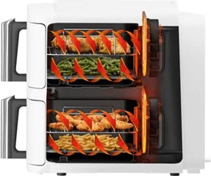 NINJA SL400EUWH DOUBLE STACK XL AIRFRYER [2470W / 9.5L (2x4.75L)] (4 / 5)