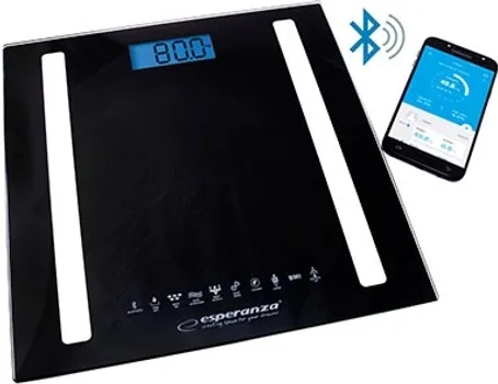 ESPERANZA KUĆNA VAGA 8IN1 BLUETOOTH SCALE BESTFIT BLACK, EBS016K (1 / 4)