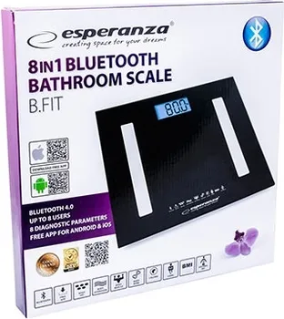 ESPERANZA KUĆNA VAGA 8IN1 BLUETOOTH SCALE BESTFIT BLACK, EBS016K (4 / 4)