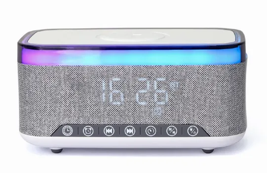 GEMBIRD DIGITAL CLOCK WITH SPEAKER [WIRELESS / CHARGER / BLUETOOTH] (2 / 5)