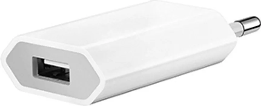 APPLE PUNJAČ ORG. TRAVEL CHARGER IPHONE USB A1400/MD813ZM WHITE (2 / 2)