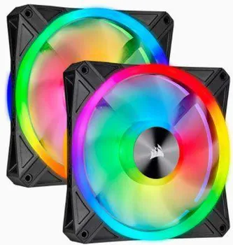 CORSAIR ICUE QL140 RGB 140MM PWM DUAL FAN KIT WITH LIGHTING NODE CORE (VENTILATOR 140MM ICUE QL140 RGB PWM DUAL FAN KIT WITH LIGHTING NODE CORE) (1 / 1)