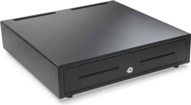 5B5C CASH DRAWER RJ11, 2 CHECK SLOTS, 3 POSITION LOCK, SIZE 460X420X100MM, COLOR BLACK, GROSS WEIGHT 9,5KG (GSAN LADICA ZA NOVAC GS-460) (1 / 5)