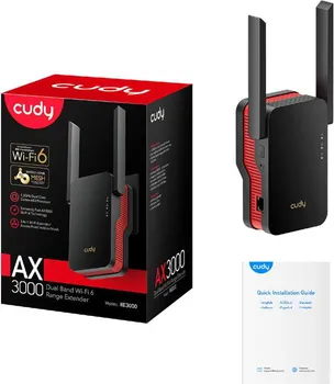 CUDY AX3000 WIFI 6 MESH REPEATER, SCHUKO PLUG (1 / 3)