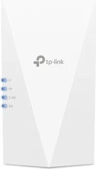 SPEED: 574 MBPS AT 2.4 GHZ + 2402 MBPS AT 5 GHZ
SPEC: 2 × INTERNAL ANTENNAS, 1 × GIGABIT PORT, QUALCOMM 1.0GHZ DUAL-CORE CPU, 1024 QAM, HE160 FOR 5GHZ, WALL PLUGGED
FEATURE: TETHER APP, WPS, INTELLIGENT SIGNAL LIGHT, ACCESS CONTROL, POWER SCHEDULE, LED CONTROL, RE/AP MODE, ONEMESH, BEAMFORMING, MU-MIMO, OFDMA, HE160 (TP-LINK AX3000 RE700X MESH WIFI 6 EXTENDER) (2 / 4)