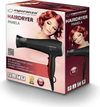 ESPERANZA TOTAL POWER 2200 WATT, NUMBER OF SPEED STEPS 2, NUMBER OF TEMPERATURE LEVELS 3, COLD AIR FUNCTION, NARROWING HEAD, POWER CABLE LENGTH 1.8 M (FEN ZA KOSU PAMELA EBH004K 2200W) (2 / 2)
