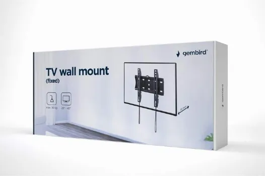 GEMBIRD TV NOSAC 23-43 FIXNI WM-42F-01 (NOSAČ ZA TV FIXED 23 - 42 30KG) (1 / 1)