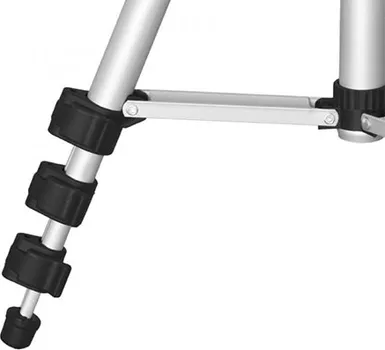 ESPERANZA TRIPOD WITH EJECTING COLUMN. DESIGNED FOR PHOTO CAMERAS, VIDEO CAMERAS, LASER MEASURING DEVICES, RANGEFINDERS, ETC. LIGHTWEIGHT ALLOY MATERIAL, SMALL SIZE AND RUGGED CARRYING CASE ALLOWS YOU TO EASILY TAKE IT WITH YOU AND USE IT AT WORK AND AT HOME. CONVENIENT RETRACTABLE LEGS AND MOUNTING BRACKETS ALLOW YOU TO QUICKLY SET UP A TRIPOD AT THE CORRECT HEIGHT. TECHNICAL DATA: 3-WAY PANHEAD REMOVABLE QUICK RELEASE PLATE 4-SECTION ALUMINUM LEGS QUICK LEVER LOCK RUBBER LEG TIP MAXIMUM HEIGHT: 1060MM MINIMUM HEIGHT: 360MM MAXIMUM LOAD WEIGHT: 2KG WEIGHT: 500G (TELESKOPSKI STATIV ZA FOTOAPARAT CEDER EF108) (2 / 4)